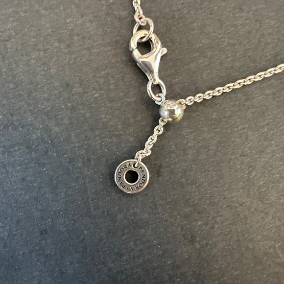 Brand new in box Pandora Signature Pave Necklace - Picture 8 of 9